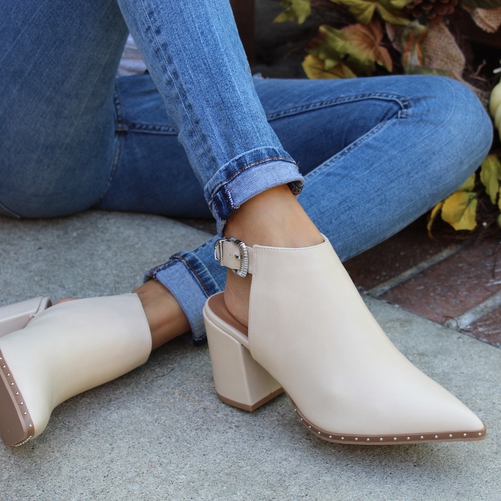 🚨LAST CHANCE//The Layla// Stone buckle Mule - Picture 4 of 7